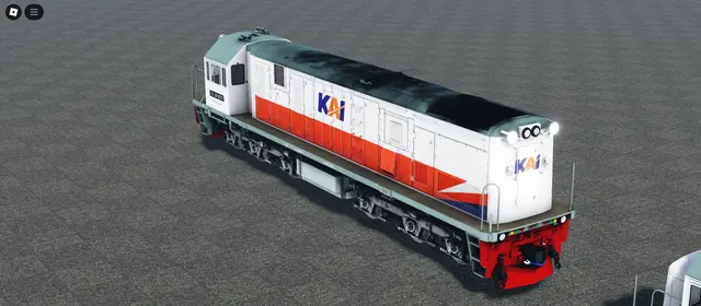CC 201, GE U18C: In Roblox (Roblox train model by Meshly)
