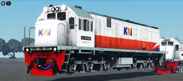 CC 201, GE U18C: In Roblox (Roblox train model by Meshly)