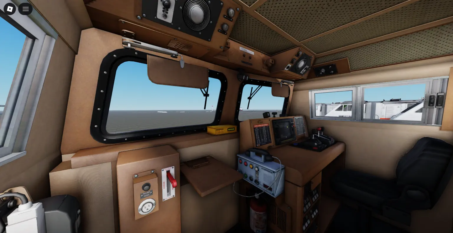 CC 206, GE CM20EMP: Cab / saloon (Roblox train model by Meshly)