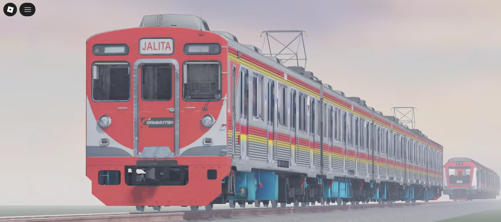 EMU 8500 Series, Electric multiple unit: In Roblox (Roblox train model by Meshly)