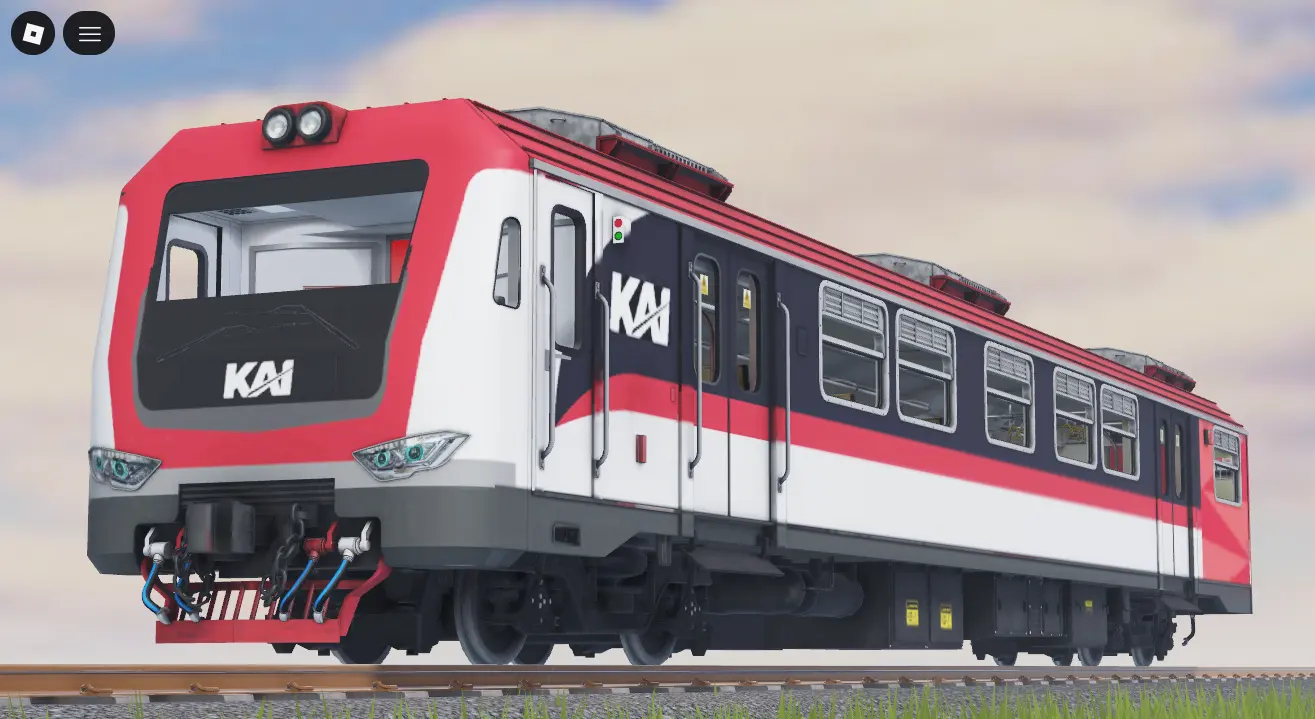 KRD Feeder YIA, Diesel multiple unit: In Roblox (Roblox train model by Meshly)